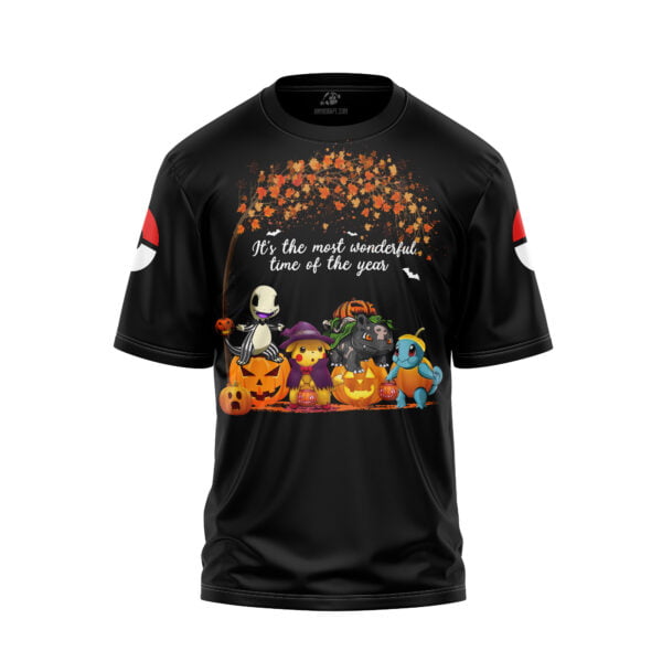 Halloween The Most Wonderful Time Of The Year Pokemon T Shirt