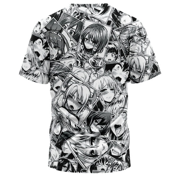 Ahegao Manga Collage Tshirt