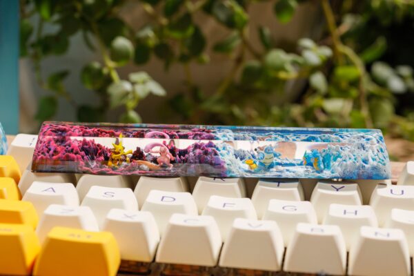 Alakazam Mewtwo Gyarados Blastoise Artisan Spacebar Keycap