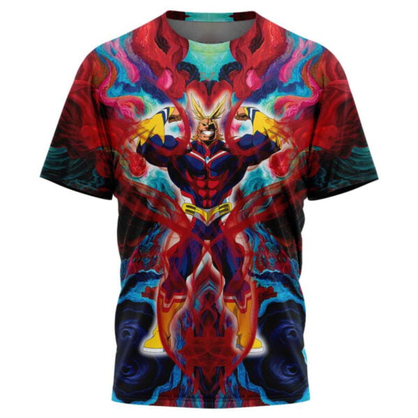 Anime Atmospheric Blast All Might My Hero Academia Tshirt