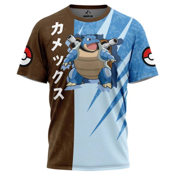 Blastoise Attack Pokemon T Shirt