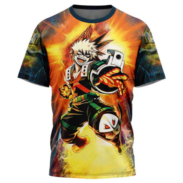 Anime Blazing Bakugo My Hero Academia Tshirt