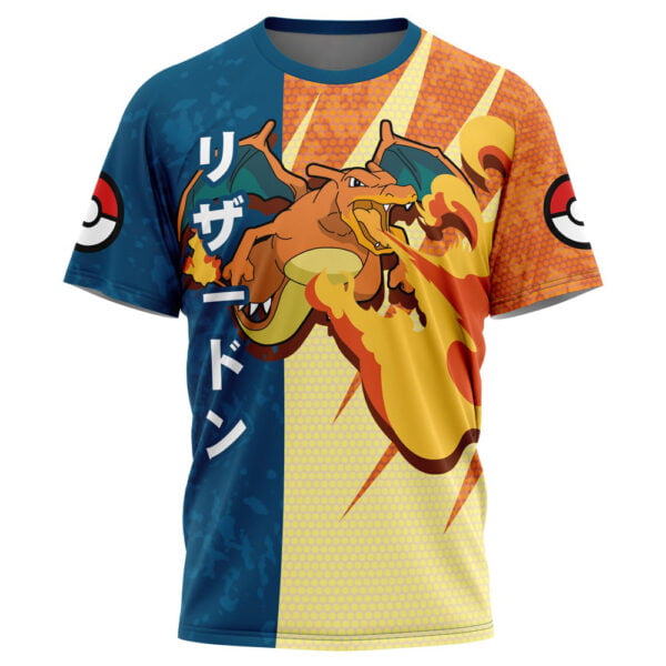 Charizard Attack Pokemon T Shirt