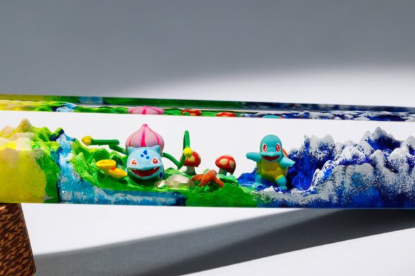 Charmander Pikachu Bulbasaur Squirtle Artisan Spacebar Keycap