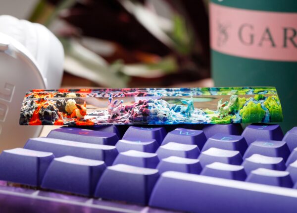 Flareon Espeon Leafeon Glaceon Artisan Spacebar Keycap