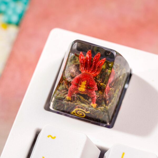 Anime Four Tails Son Goku Artisan Keycap