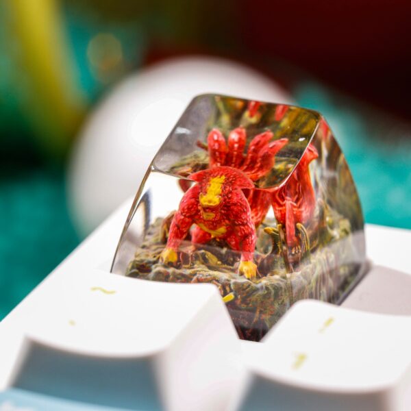 Anime Four Tails Son Goku Artisan Keycap