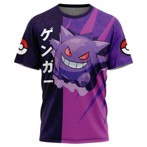 Gengar Attack Pokemon T Shirt