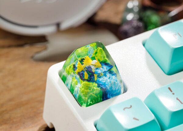 Jolteon Pokemon Artisan Keycap