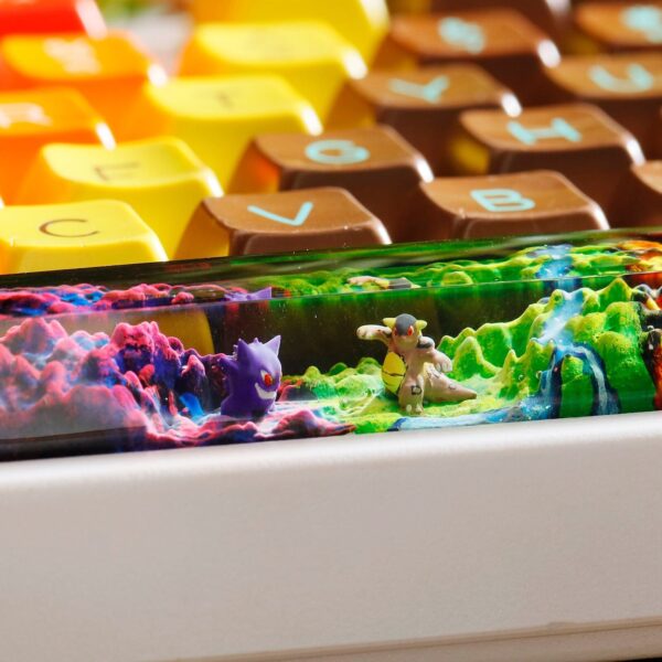 Kangaskhan Gengar Pikachu Charmander Artisan Spacebar Keycap