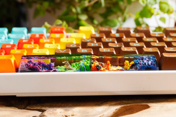 Kangaskhan Gengar Pikachu Charmander Artisan Spacebar Keycap