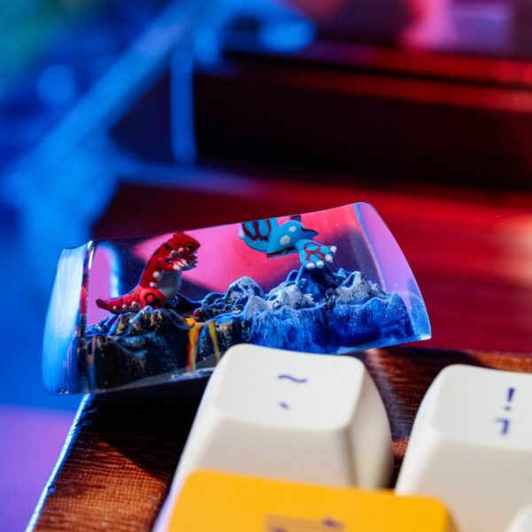 Kyogre Groudon Pokemon Artisan Backspace Keycap