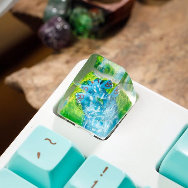 Kyogre Pokemon Artisan Keycap