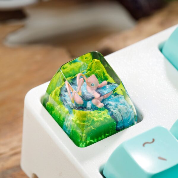 Mew Pokemon Artisan Keycap