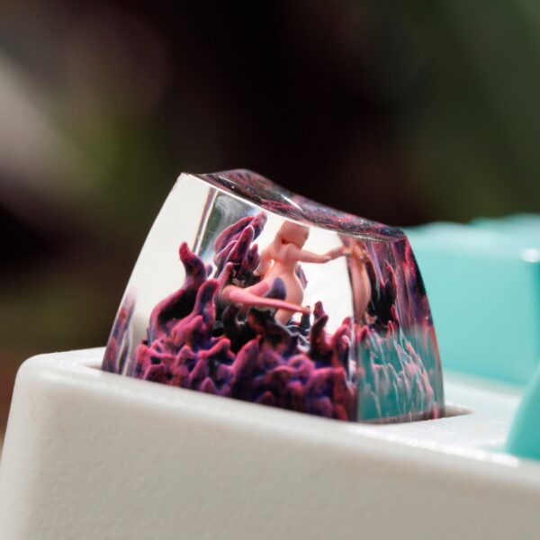 Mewtwo Pokemon Artisan Keycap