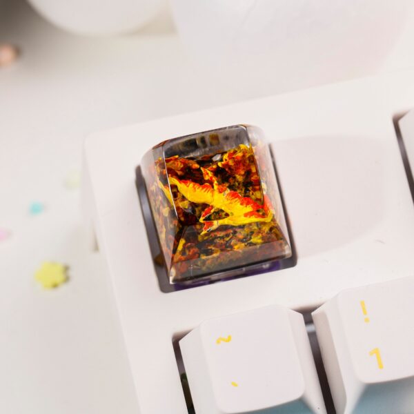 Moltres Pokemon Artisan Keycap