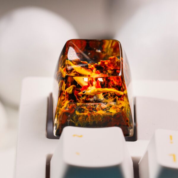 Moltres Pokemon Artisan Keycap