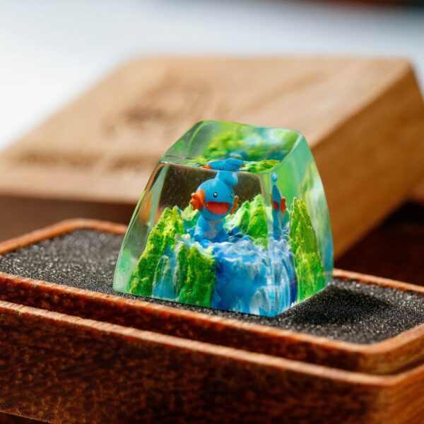 Mudkip Pokemon Artisan Keycap