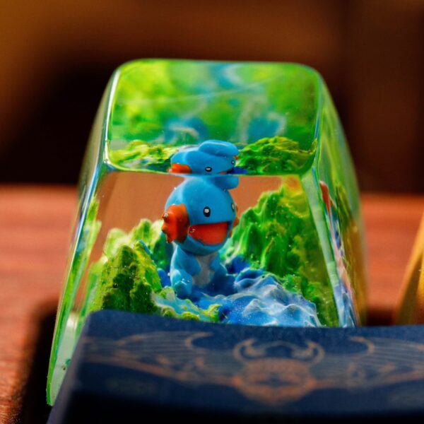 Mudkip Pokemon Artisan Keycap