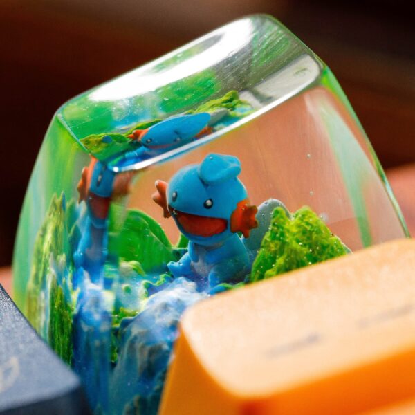 Mudkip Pokemon Artisan Keycap