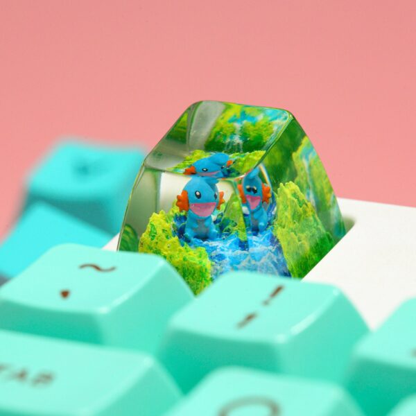 Mudkip Pokemon Artisan Keycap