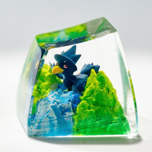 Murkrow Pokemon Artisan Keycap