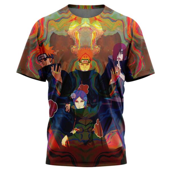 Anime Naruto Neon Bond Akatsuki Tshirt Anime