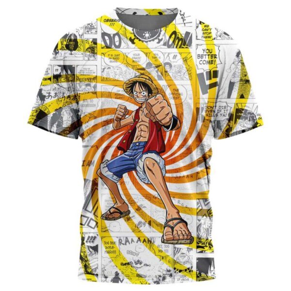 One Piece Blazing Force Luffy Tshirt