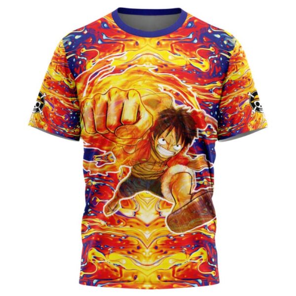 One Piece Trippy Luffy Tshirt