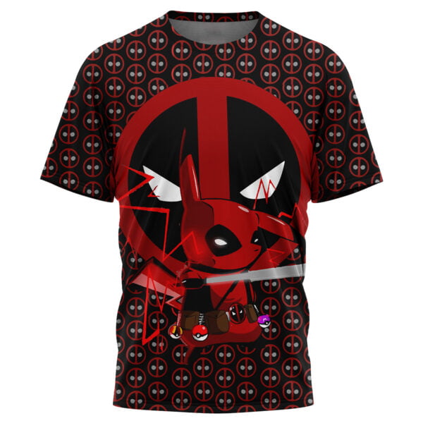 Pikachu Deadpool Tshirt