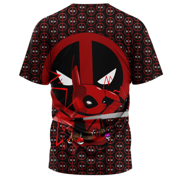 Pikachu Deadpool Tshirt