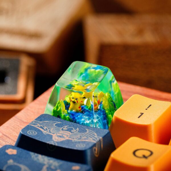 Pikachu Pokemon Artisan Keycap