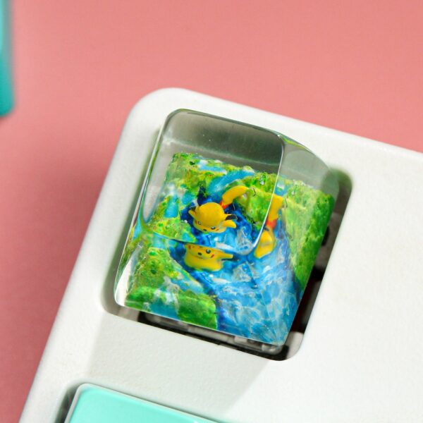 Pikachu Pokemon Artisan Keycap