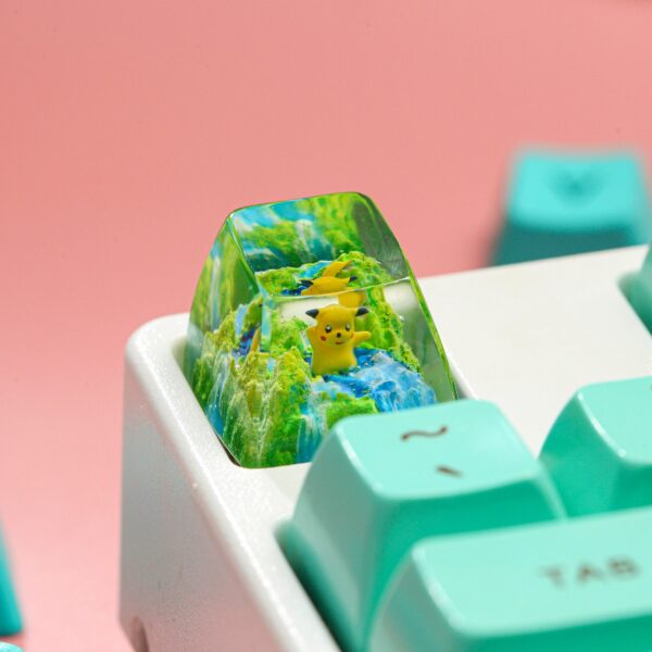 Pikachu Pokemon Artisan Keycap