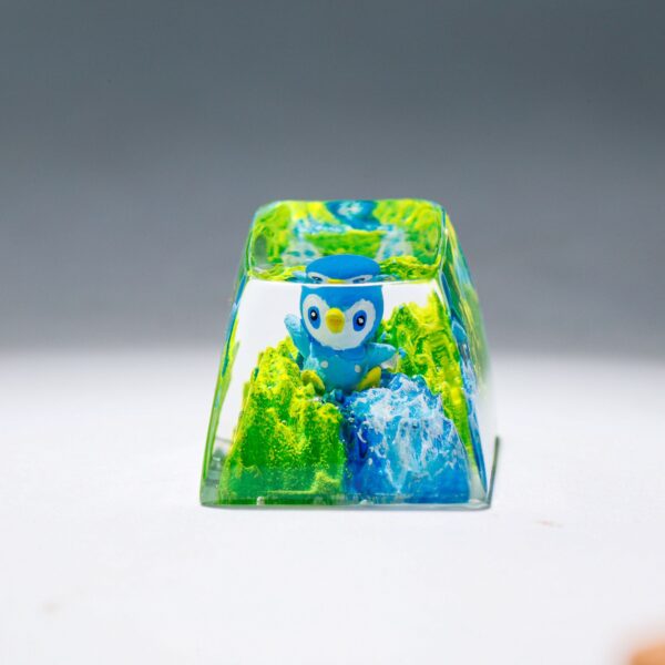 Piplup Pokemon Artisan Keycap