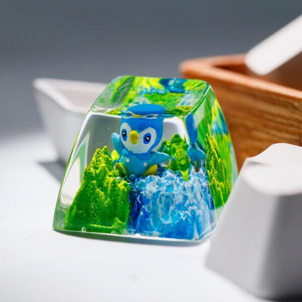 Piplup Pokemon Artisan Keycap