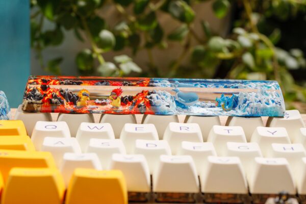 Quilava Typhlosion Wailord Gyarados Artisan Spacebar Keycap