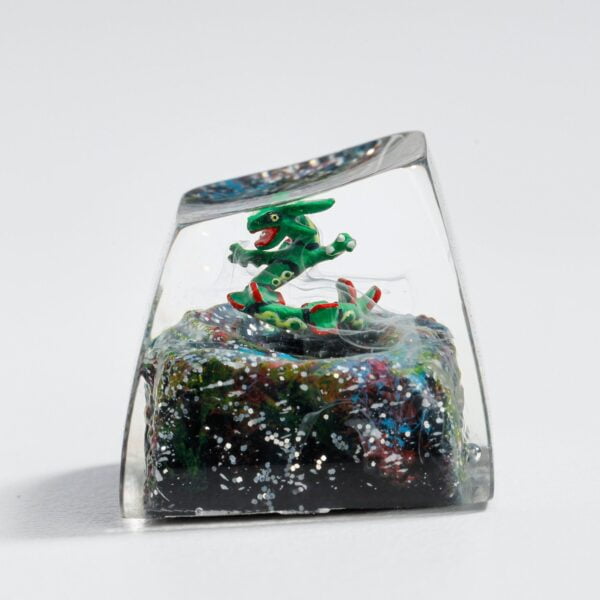 Rayquaza Pokemon Artisan Keycap