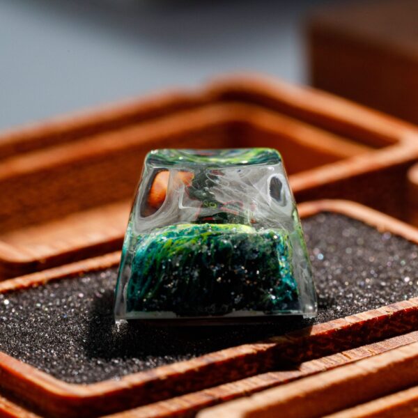 Rayquaza Pokemon Artisan Keycap