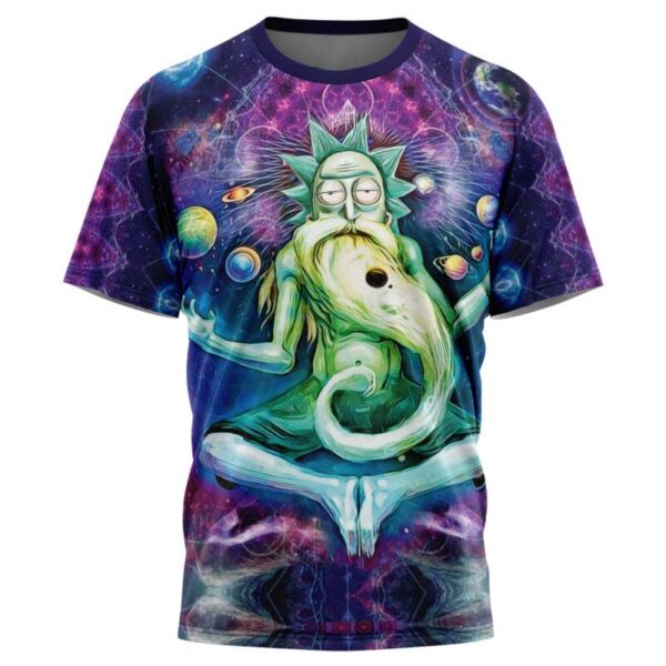 Rick And Morty Trippy Cosmic Rick Tshirt