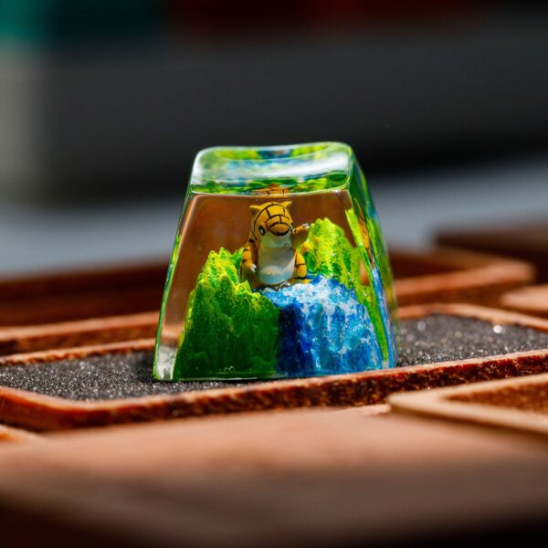 Sandshrew Pokemon Artisan Keycap