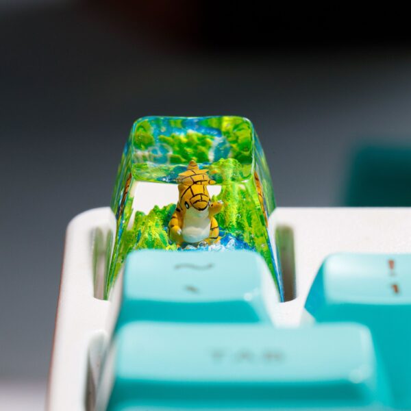 Sandshrew Pokemon Artisan Keycap