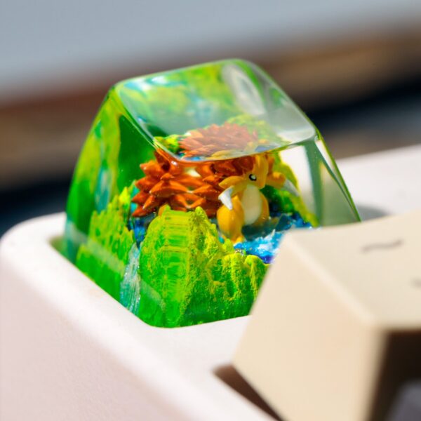 Sandslash Pokemon Artisan Keycap