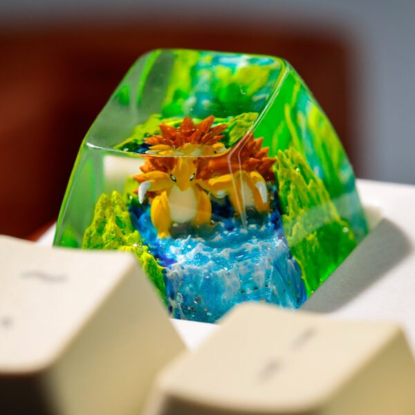 Sandslash Pokemon Artisan Keycap