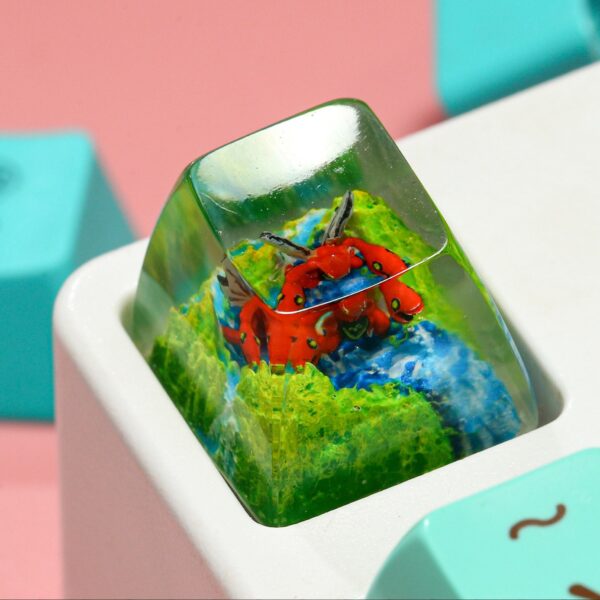 Scizor Pokemon Artisan Keycap