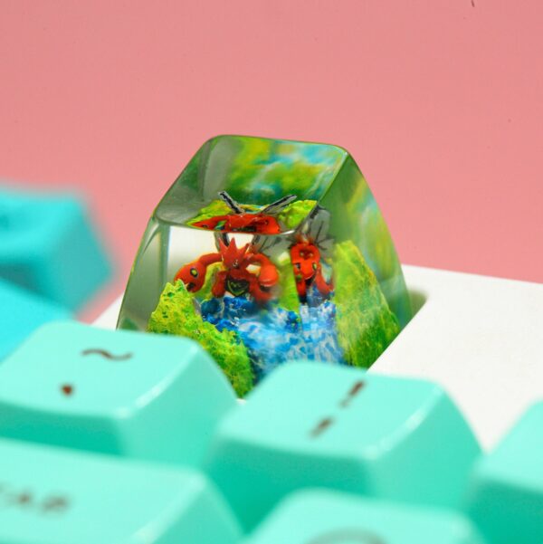 Scizor Pokemon Artisan Keycap