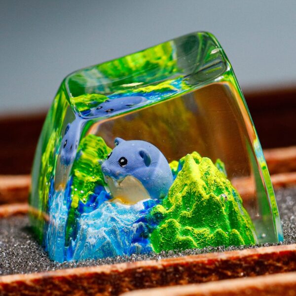 Spheal Pokemon Artisan Keycap