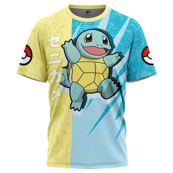 Squirtle Attack Pokemon T Shirt