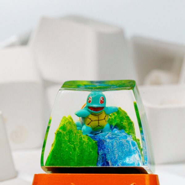 Squirtle Pokemon Artisan Keycap