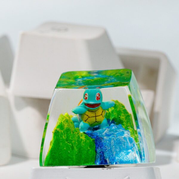 Squirtle Pokemon Artisan Keycap